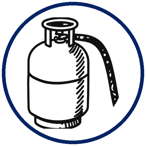 Gas cylinder: ABV's election symbol